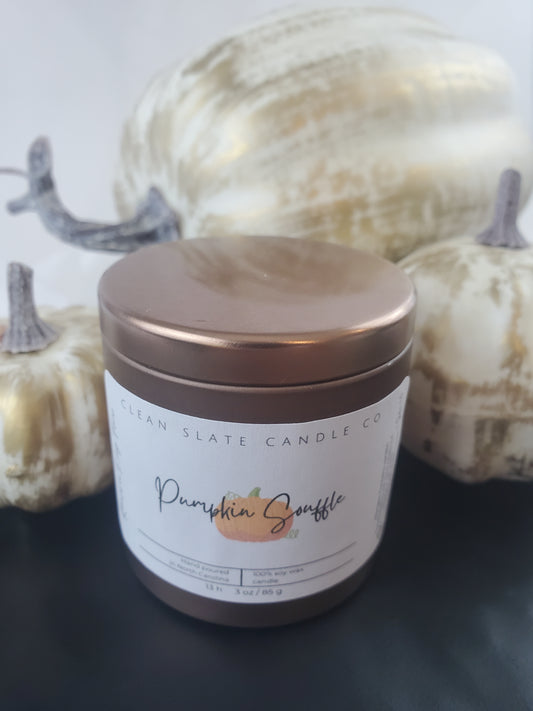 Pumpkin Soufflé Soy Scented Candle 3 oz