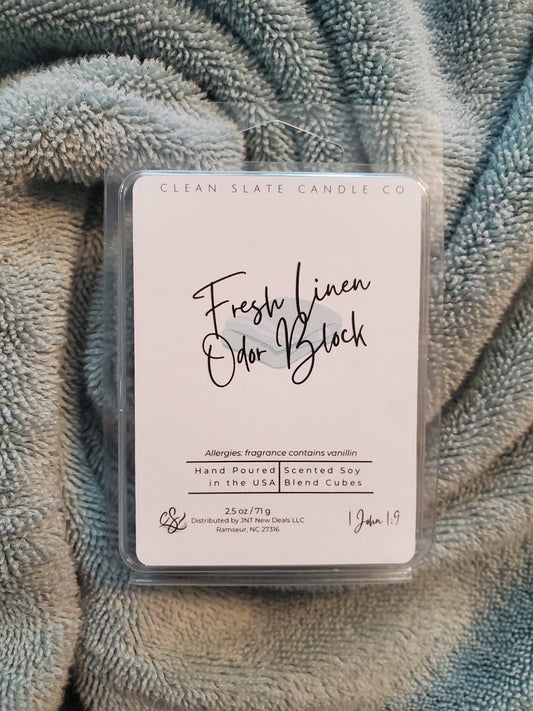 Fresh Linen Odor Block Wax Melt