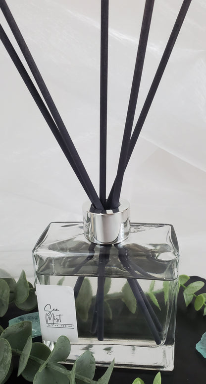 Sea Mist Clear Square Reed Diffuser 6.7 oz