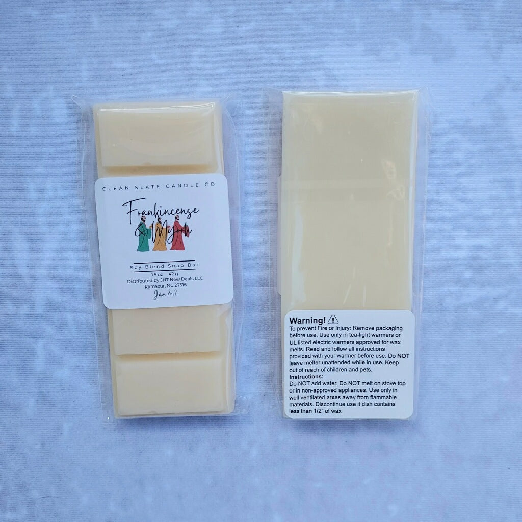 Frankincense & Myrrh Snap Bar