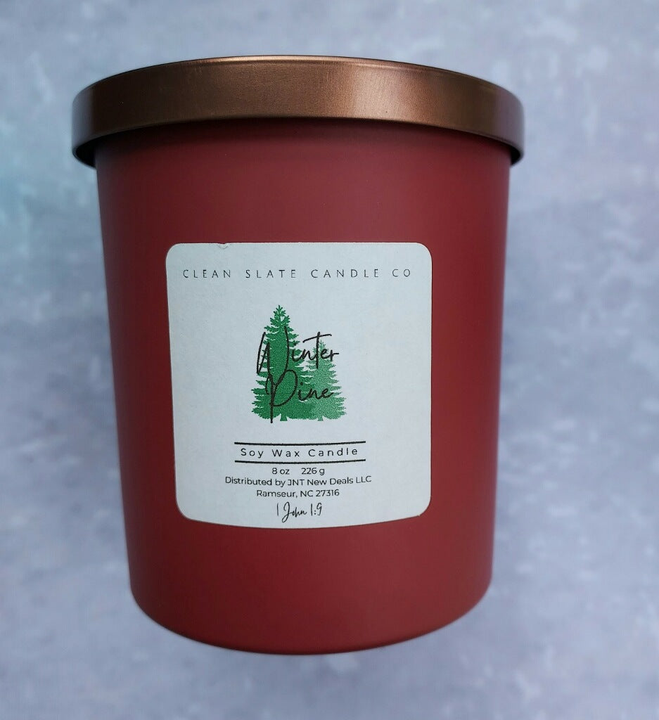 Winter Pine Soy Scented Candle 8 oz