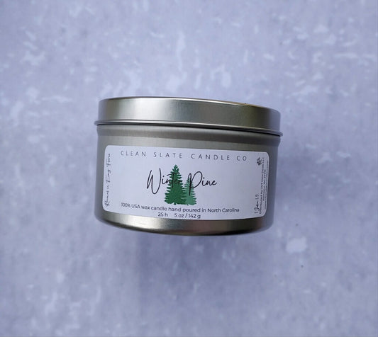 Winter Pine Soy Scented Candle 5 oz